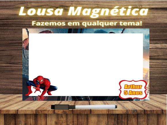 Lousa Magnética Homem Aranha com Embalagem
