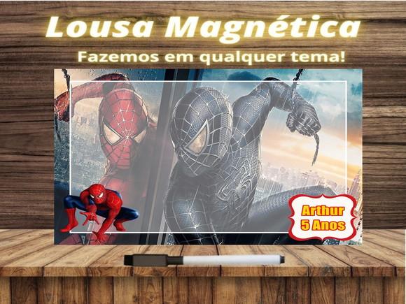 Lousa Magnética Homem Aranha com Embalagem