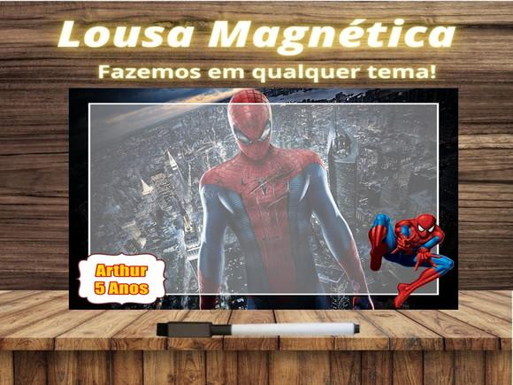 Lousa Magnética Homem Aranha com Embalagem