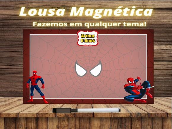 Lousa Magnética Homem Aranha com Embalagem