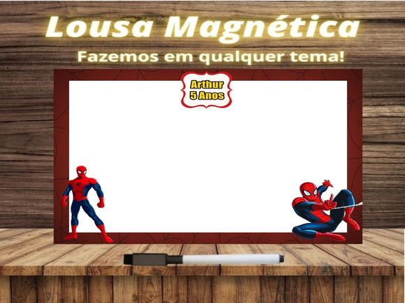 Lousa Magnética Homem Aranha com Embalagem