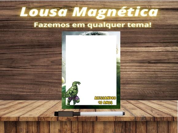 Lousa Magnética Hulk com Embalagem