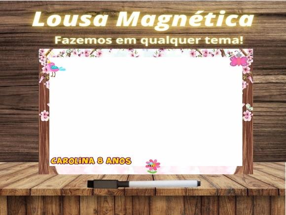 Lousa Magnética Jardim Encantado com Embalagem
