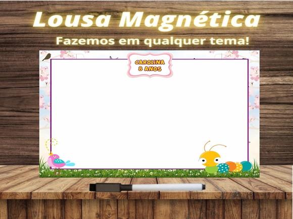Lousa Magnética Jardim Encantado com Embalagem
