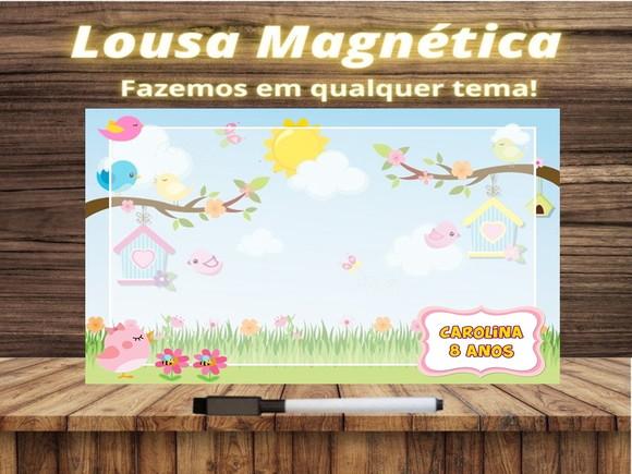 Lousa Magnética Jardim Encantado com Embalagem