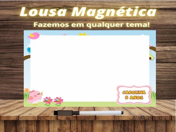 Lousa Magnética Jardim Encantado com Embalagem
