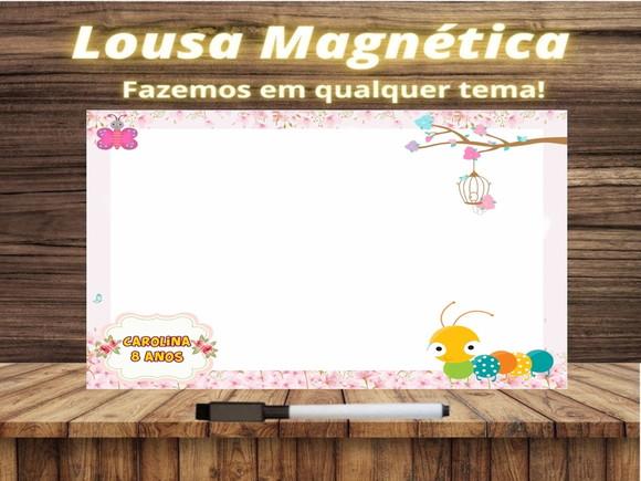Lousa Magnética Jardim Encantado com Embalagem