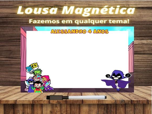 Lousa Magnética Jovens Titãs com Embalagem