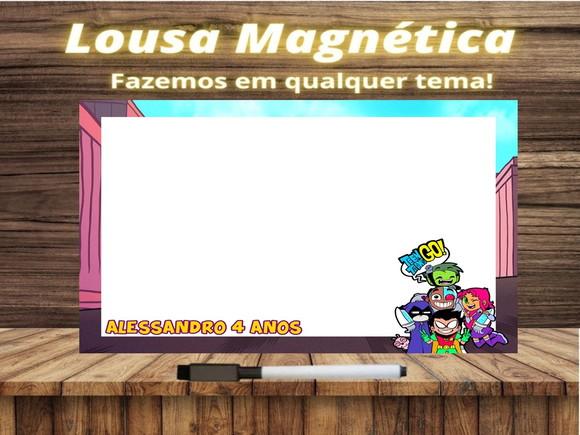 Lousa Magnética Jovens Titãs com Embalagem