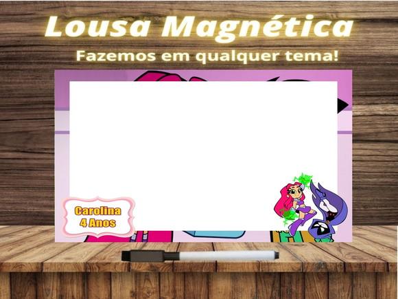 Lousa Magnética Jovens Titãs com Embalagem