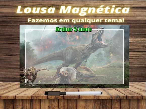 Lousa Magnética Jurassic World com Embalagem