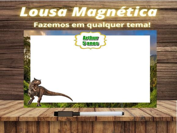 Lousa Magnética Jurassic World com Embalagem