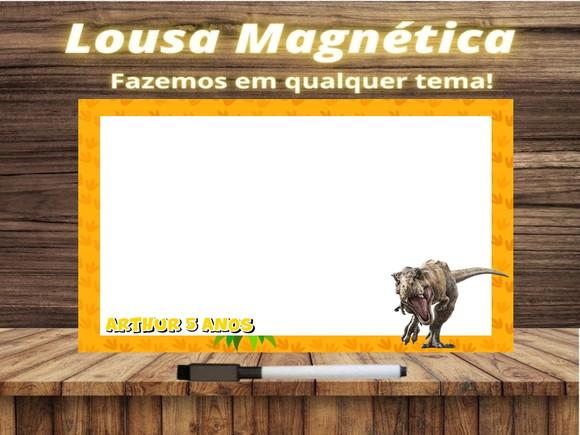 Lousa Magnética Jurassic World com Embalagem