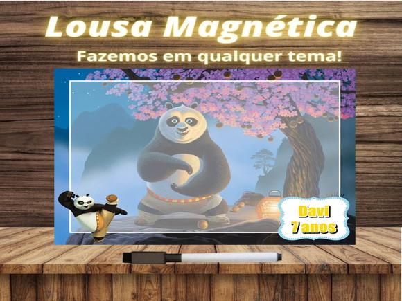 Lousa Magnética Kung Fu Panda com Embalagem