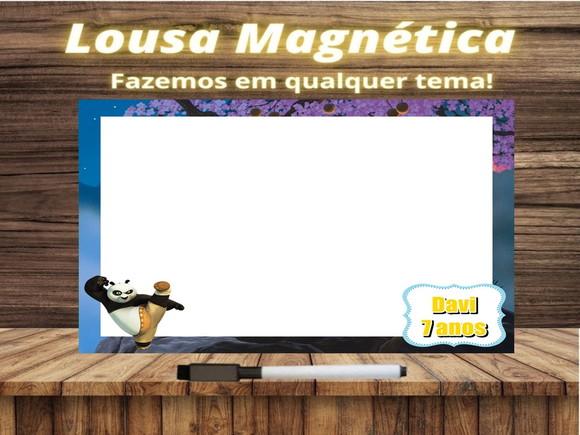 Lousa Magnética Kung Fu Panda com Embalagem