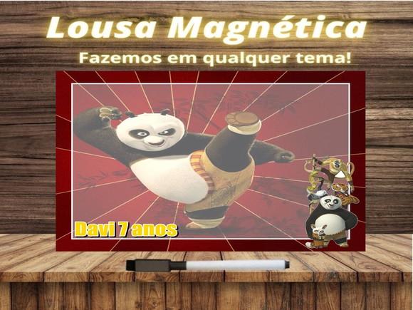 Lousa Magnética Kung Fu Panda com Embalagem
