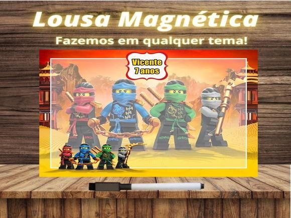Lousa Magnética Lego com Embalagem