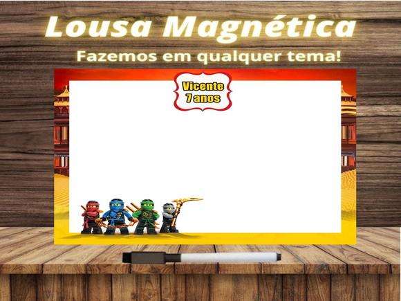 Lousa Magnética Lego com Embalagem