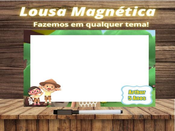Lousa Magnética Léo e o Guarda da Floresta com Embalagem