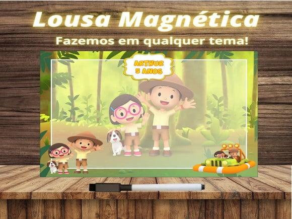 Lousa Magnética Léo e o Guarda da Floresta com Embalagem