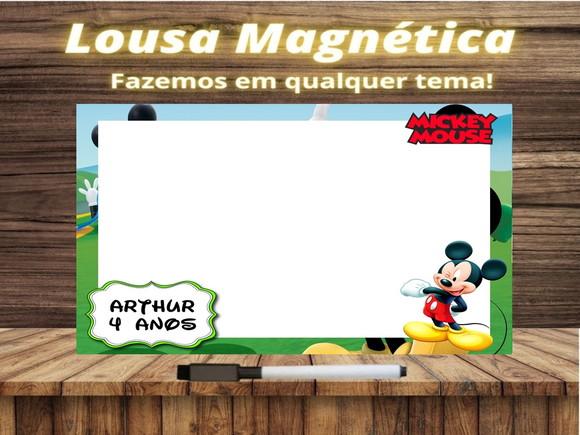 Lousa Magnética Mickey com Embalagem