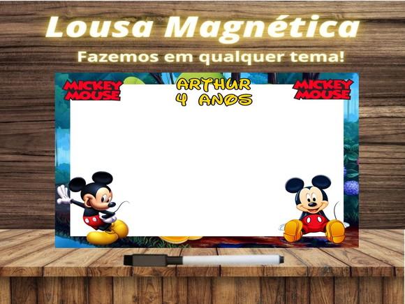 Lousa Magnética Mickey com Embalagem
