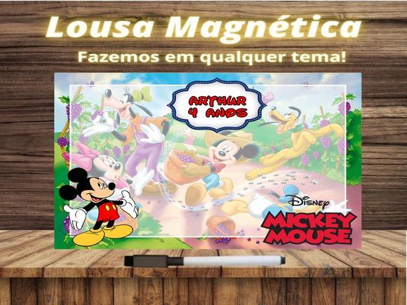 Lousa Magnética Mickey com Embalagem