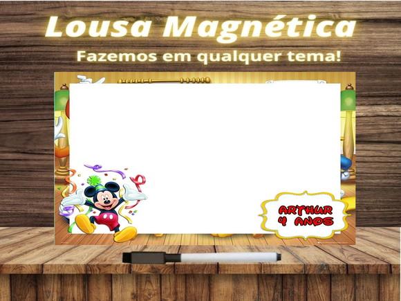 Lousa Magnética Mickey com Embalagem