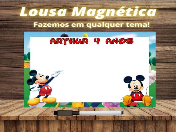 Lousa Magnética Mickey com Embalagem