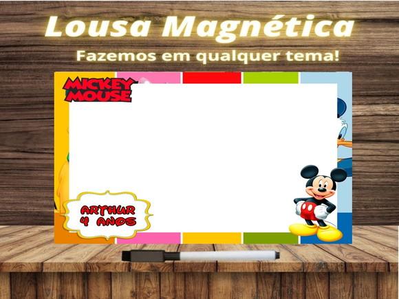 Lousa Magnética Mickey com Embalagem
