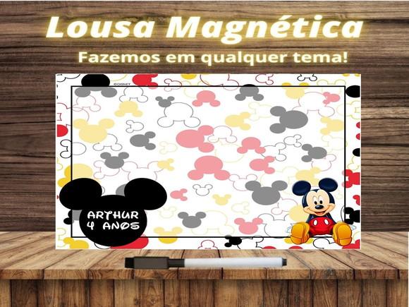 Lousa Magnética Mickey com Embalagem