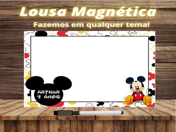 Lousa Magnética Mickey com Embalagem