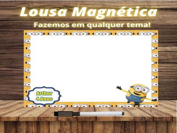 Lousa Magnética Minions com Embalagem