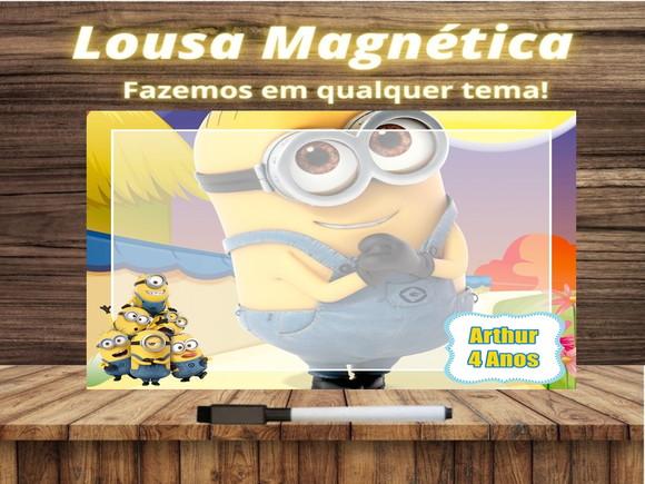 Lousa Magnética Minions com Embalagem