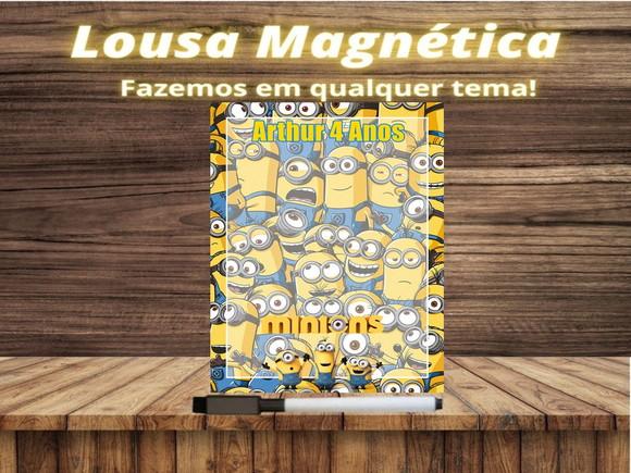 Lousa Magnética Minions com Embalagem