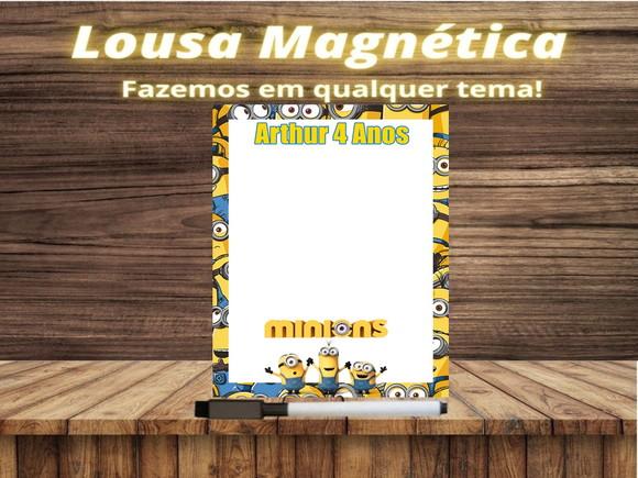 Lousa Magnética Minions com Embalagem