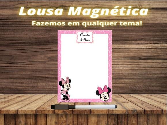 Lousa Magnética Minnie com Embalagem