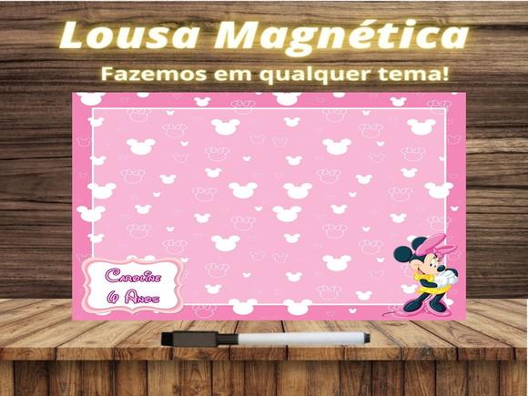 Lousa Magnética Minnie com Embalagem