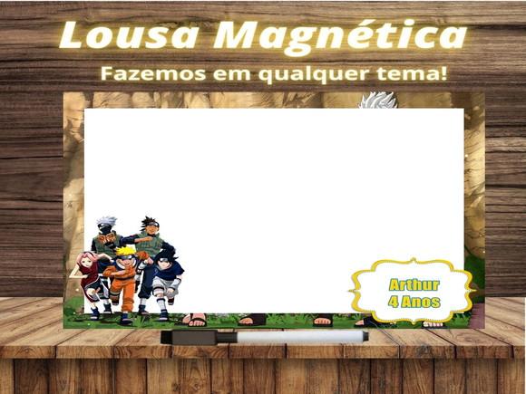 Lousa Magnética Naruto com Embalagem
