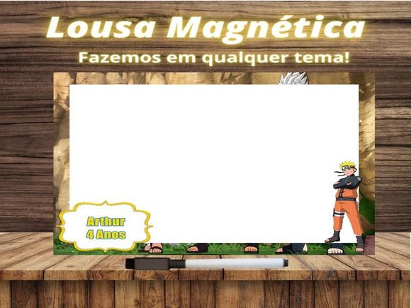 Lousa Magnética Naruto com Embalagem