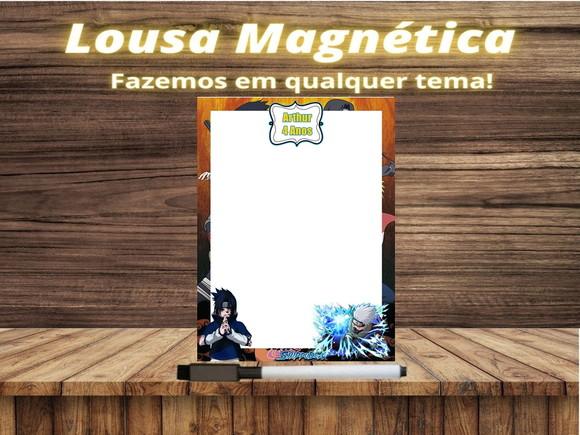 Lousa Magnética Naruto com Embalagem