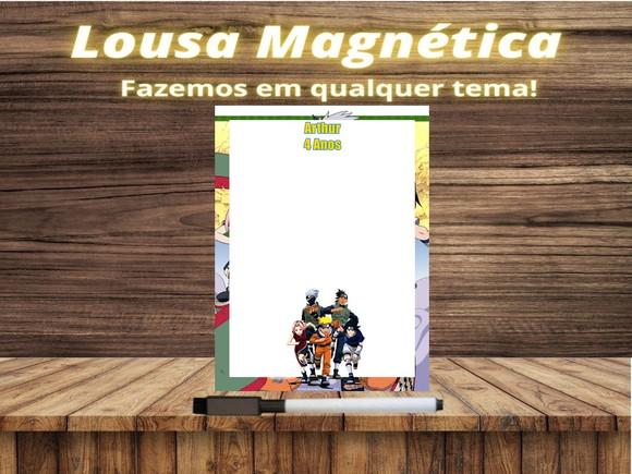 Lousa Magnética Naruto com Embalagem