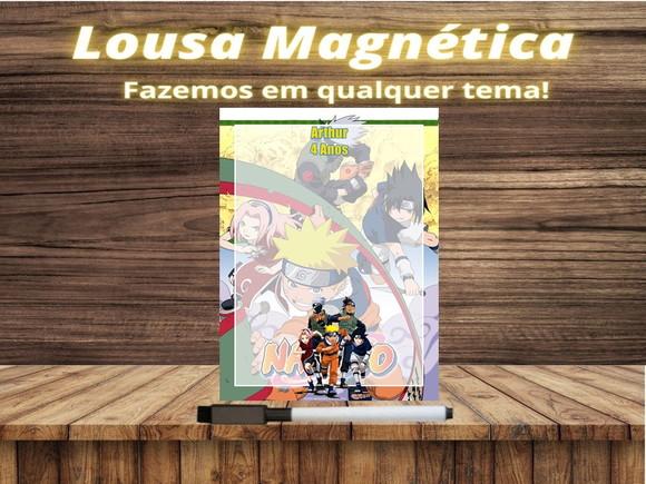 Lousa Magnética Naruto com Embalagem