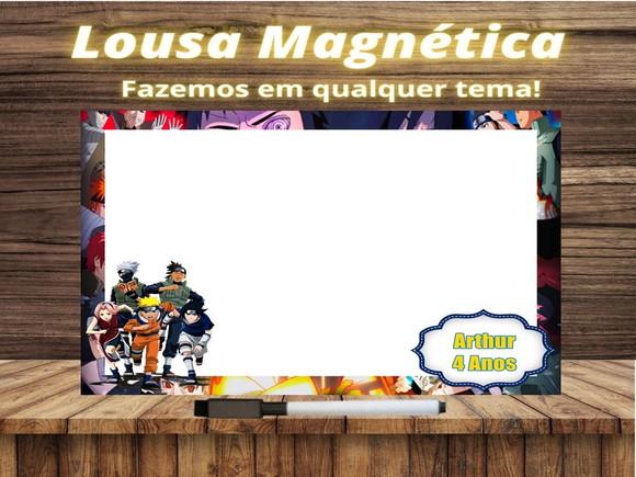 Lousa Magnética Naruto com Embalagem