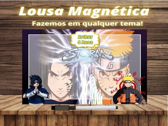 Lousa Magnética Naruto com Embalagem