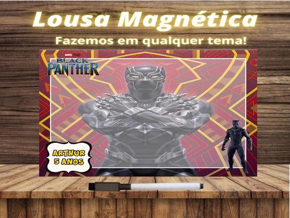 Lousa Magnética Pantera Negra com Embalagem
