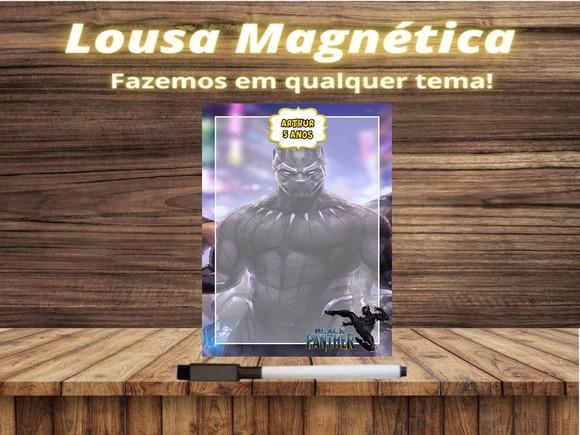 Lousa Magnética Pantera Negra com Embalagem
