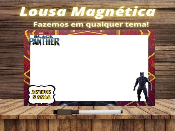 Lousa Magnética Pantera Negra com Embalagem