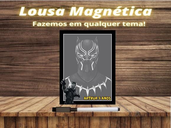 Lousa Magnética Pantera Negra com Embalagem