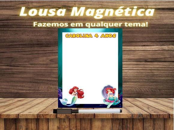 Lousa Magnética Pequena Sereia com Embalagem